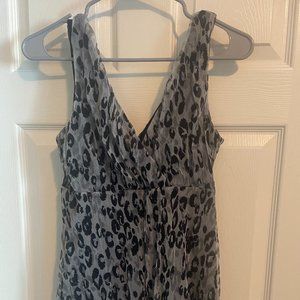 Michael Kors Leopard Print Tank Size S